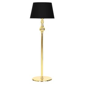 Vinner Solid Gold Kaplama Düz Metal Ayak Siyah Lambader
