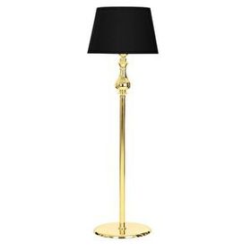 Vinner Solid Gold Kaplama Düz Metal Ayak Siyah Lambader