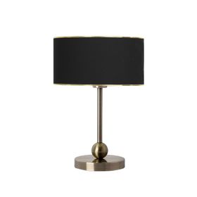 Vinner Sphere Gold Siyah Eskitme Kaplama Metal Abajur