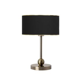 Vinner Sphere Gold Siyah Eskitme Kaplama Metal Abajur