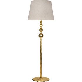 Vinner Üçlü Küre Gold Kaplama Beyaz Kırçıl Lambader