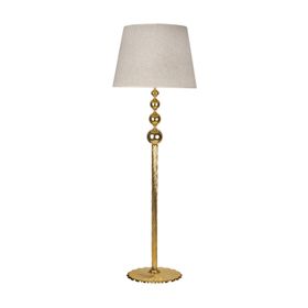 Vinner Üçlü Küre Gold Kaplama Beyaz Kırçıl Lambader