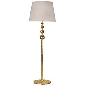 Vinner Üçlü Küre Gold Kaplama Beyaz Lambader