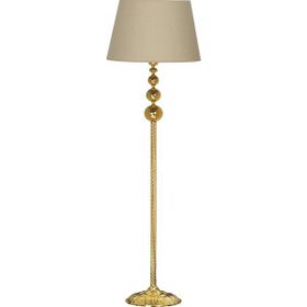 Vinner Vega Gold Üçlü Küre Tek Ayaklı Metal Krem Lambader