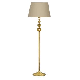 Vinner Vega Gold Üçlü Küre Tek Ayaklı Metal Krem Lambader