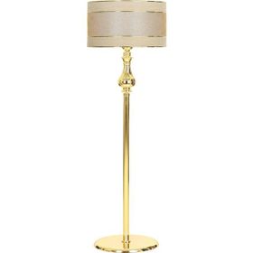 Vinner VNR0406SG025 Solid Gold Kaplama Düz Metal Ayak Çift Şeritli Gold Mataro Vizon Lambader