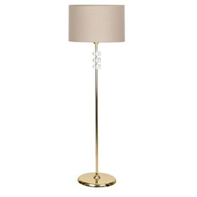Vinner VNRMADGKLMB023 Madelyn Gold Şeritli Siyah Gold Kaplama Burgulu Metal Lambader