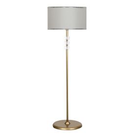Vinner VNRMADGKLMB034 Madelyn Krom Şeritli Antrasit Gold Kaplama Burgulu Metal Lambader