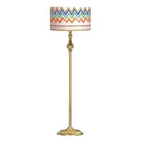 Vinner VNRMADGKLMB035 Madelyn Krem Dalgalı Gold Kaplama Burgulu Metal Lambader