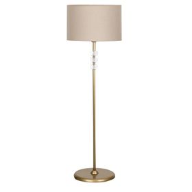 Vinner VNRMADGKLMB071 Madelyn Gold Şeritli Pre Hasır Gold Kaplama Burgulu Metal Lambader