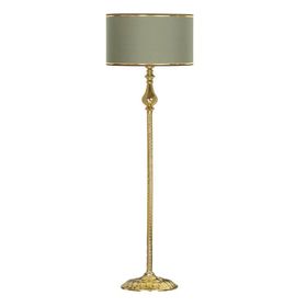 Vinner VNRMADGKLMB086 Madelyn Gold Şeritli Haki Gold Kaplama Burgulu Metal Lambader