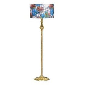 Vinner VNRMADGKLMB097 Madelyn Flowers Desenli Gold Kaplama Burgulu Metal Lambader