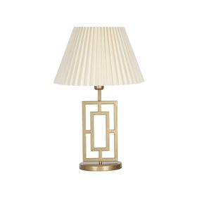 Vinner VNRPUGLIAEMGA01003 Puglia Eskitme Mat Gold Metal Kırma Krem Abajur