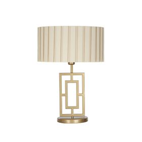 Vinner VNRPUGLIAEMGA01019 Puglia Eskitme Mat Gold Metal Kırma Krem Abajur