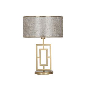 Vinner VNRPUGLIAEMGA01038 Puglia Eskitme Mat Gold Metal Sarı Kırçıl Abajur