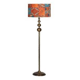 Vinner VNRVGAEKLMB036 Vega Eskitme Üçlü Küre Tek Ayaklı Metal Cappadocia Desenli Lambader