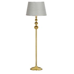 Vinner VNRVGAGKLMB018 Vega Gold Üçlü Küre Tek Ayaklı Metal Pre Gri Lambader