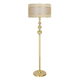 Vinner VNRVGAGKLMB018 Vega Gold Üçlü Küre Tek Ayaklı Metal Pre Gri Lambader