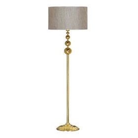 Vinner VNRVGAGKLMB034 Vega Gold Üçlü Küre Tek Ayaklı Metal Yaldızlı Gri Lambader