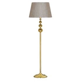 Vinner VNRVGAGKLMB034 Vega Gold Üçlü Küre Tek Ayaklı Metal Yaldızlı Gri Lambader