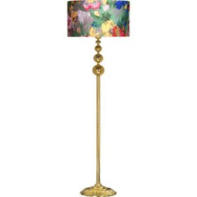 Vinner VNRVGAGKLMB037 Vega Gold Üçlü Küre Tek Ayaklı Metal Violet Lambader