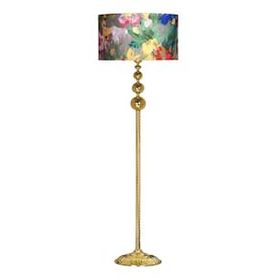 Vinner VNRVGAGKLMB037 Vega Gold Üçlü Küre Tek Ayaklı Metal Violet Lambader