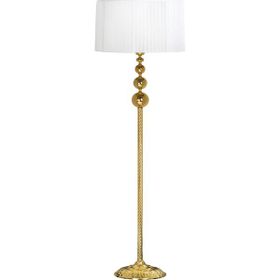 Vinner VNRVGAGKLMB046 Vega Gold Üçlü Küre Tek Ayaklı Metal Organize Beyaz Lambader