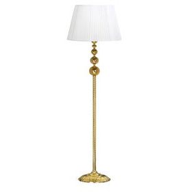 Vinner VNRVGAGKLMB046 Vega Gold Üçlü Küre Tek Ayaklı Metal Organize Beyaz Lambader
