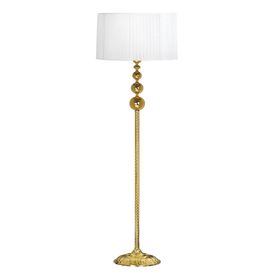 Vinner VNRVGAGKLMB046 Vega Gold Üçlü Küre Tek Ayaklı Metal Organize Beyaz Lambader