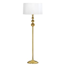 Vinner VNRVGAGKLMB046 Vega Gold Üçlü Küre Tek Ayaklı Metal Organize Beyaz Lambader