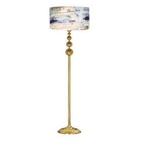 Vinner VNRVGAGKLMB094 Vega Gold Üçlü Küre Tek Ayaklı Metal Blumixed Lambader
