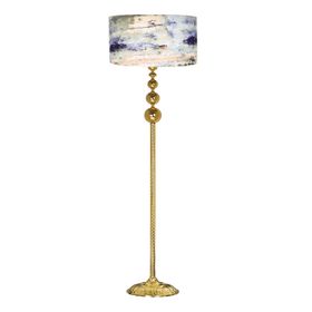 Vinner VNRVGAGKLMB094 Vega Gold Üçlü Küre Tek Ayaklı Metal Blumixed Lambader