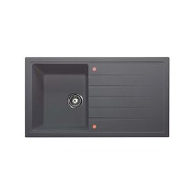 Vinox 50x86 VX004 Antrasit Tek Göz Granit Eviye