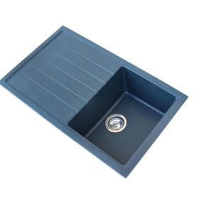 Vinox 50x86 VX004 Antrasit Tek Göz Granit Eviye