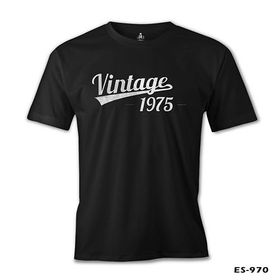 Vintage 1975 Siyah Erkek Sweatshirt