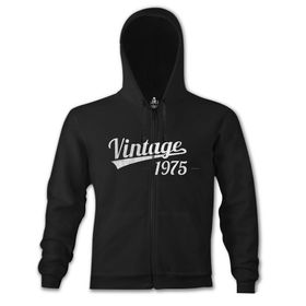 Vintage 1975 Siyah Erkek Sweatshirt