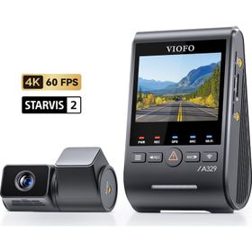 Viofo A329T 4K 60 FPS 2K Wi-Fi 6 HDR Sony STARVIS 2 Sensör GPS'li 2 Kameralı Ön Telefoto SSD Destekli Araç Kamerası