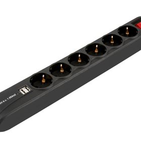 Violeda TVL-6010 Siyah 6'lı Usb Akım Koruma Grup Priz