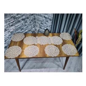 Violet Cappucino Kordone 7 Parça Yemek Takımı