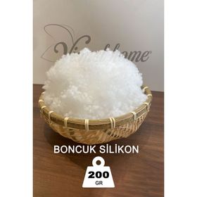 Vionel Home 1. Kalite Boncuk Silikon Elyaf 200 gr Beyaz Yastık Oyuncak Dolgusu