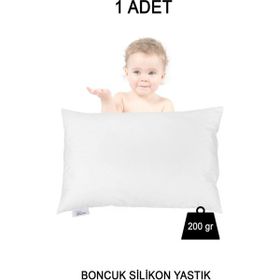 Vionel Home 200 gr 35x45 Beyaz Antialerjik Bebek Yastık Boncuk Silikon Pamuklu Kılıf