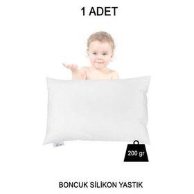 Vionel Home 200 gr 35x45 Beyaz Antialerjik Bebek Yastık Boncuk Silikon Pamuklu Kılıf