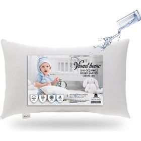 Vionel Home Antialerjik Pamuklu Boncuk Silikon 250 gr 35x45 Beyaz Sıvı Geçirmez Bebek Yastığı