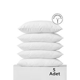Vionel Home Pamuklu 50x70 cm Beyaz 5 Adet İç Astar Yastık Kılıfı