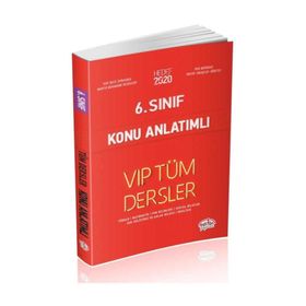 Vip 6. Sınıf Tüm Dersler Konu Anlatımlı-Editör Yayınları