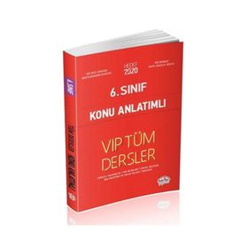 Vip 6. Sınıf Tüm Dersler Konu Anlatımlı-Editör Yayınları