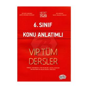Vip 6. Sınıf Tüm Dersler Konu Anlatımlı-Editör Yayınları