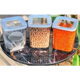 Vip Ahmet 3x900 ml Kare Saklama Kabı
