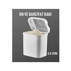 Vip Ahmet Masal Beyaz 4500 ml Saklama Kabı