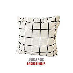 Vip Home 1 Adet Beyaz Pano Concept Kirlent Yastik Kilifi
